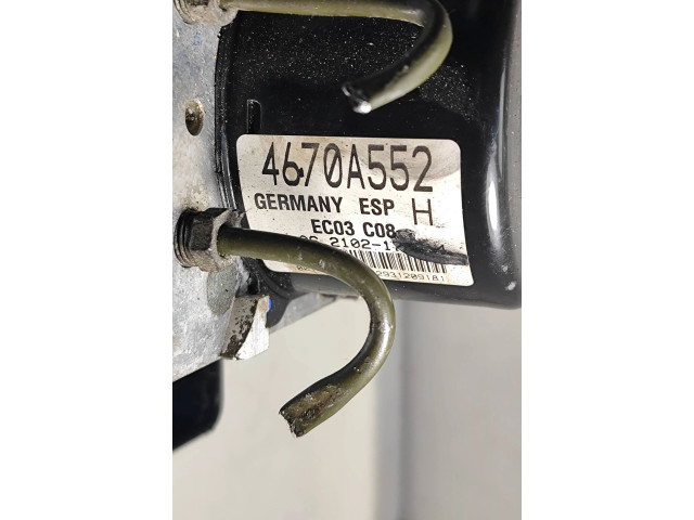 Блок АБС 4670A552, 06210957693   Mitsubishi  Outlander  2007 - 2012 года