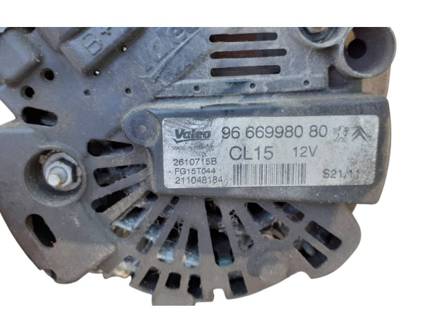 Генератор 9666998080, FG15T044 Citroen DS4