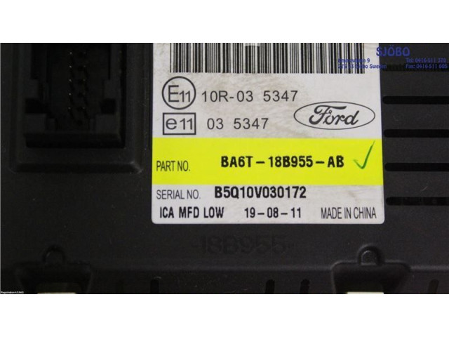 Подушка безопасности водителя 1766039, BA6T-18B955-AB   Ford Fiesta