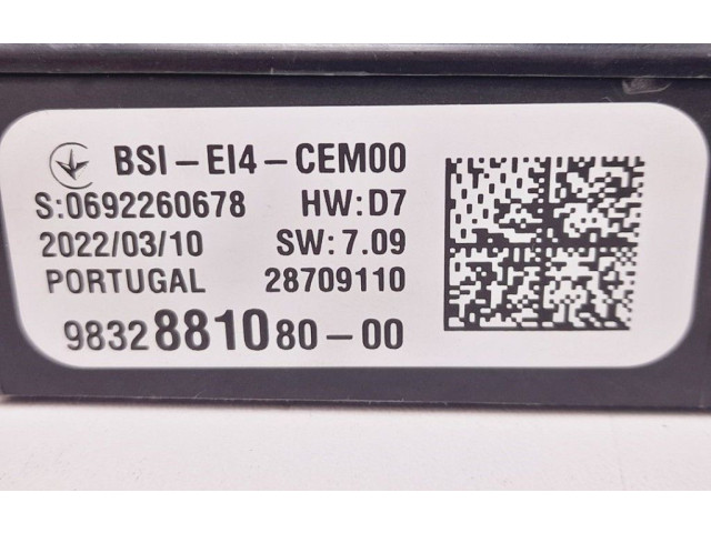 Блок предохранителей  9832881080   Peugeot 2008 II    