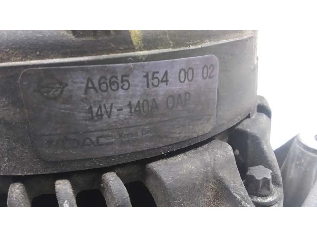Генератор A6651540002, A6641640002 SsangYong Rexton 2.7