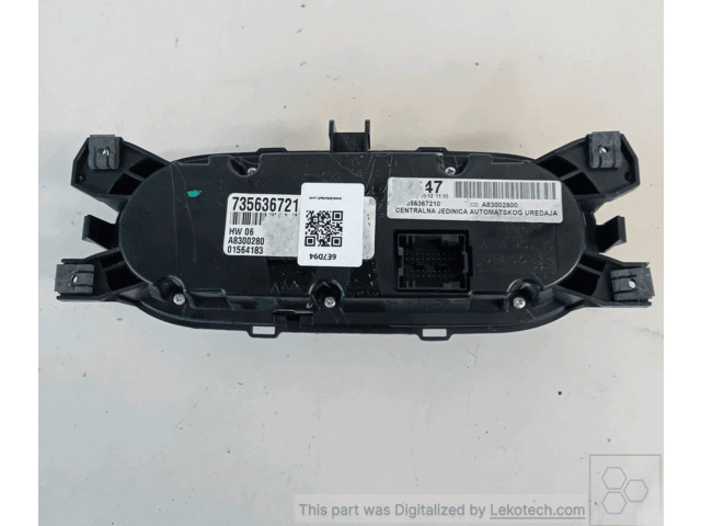 Блок управления кондиционера воздуха / климата/ печки (в салоне) 735636721   Fiat 500L