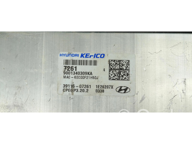 Блок управления двигателем Блок управления 39116-07261 Hyundai i10