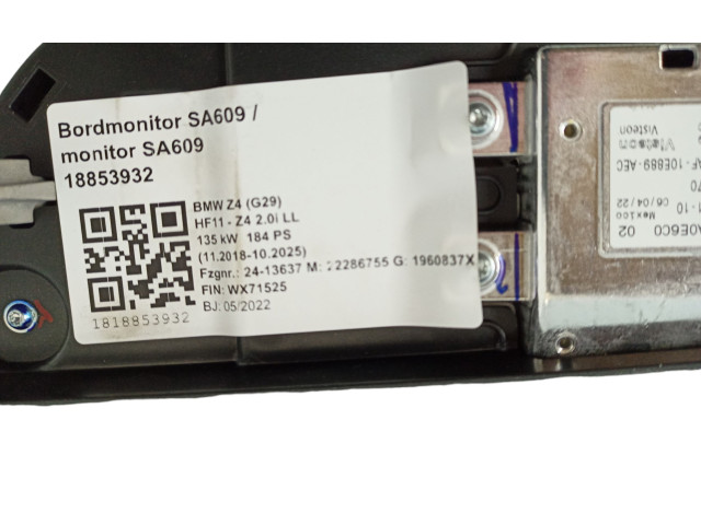 Дисплей    8786566, 1534096Z   BMW Z4 g29