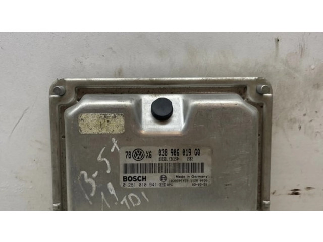 Řídící jednotka 038906019GQ Audi A4 S4 B5 8D 1999