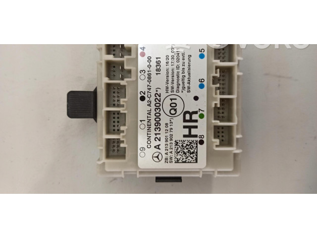 Блок управления дверью A2139003022   Mercedes-Benz E W213    