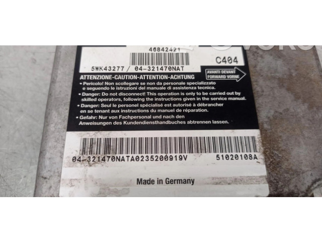 Блок подушек безопасности 46842421, CENTRALITAAIRBAG Alfa Romeo 166