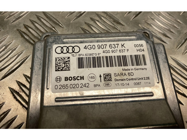 Блок подушек безопасности 4G0907637K, 0265020242 Audi A7 S7 4G