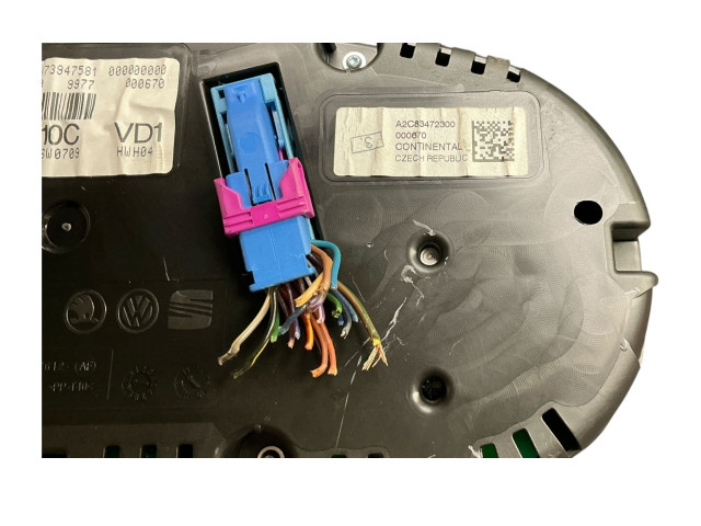 Панель приборов 5JA920910C, A2C83472300 Skoda Rapid (NH)