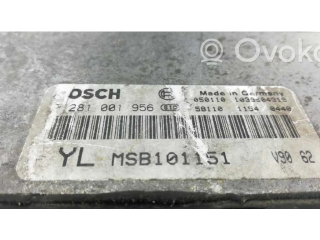 Блок управления двигателя MSB101151, 0281001956 Rover 45