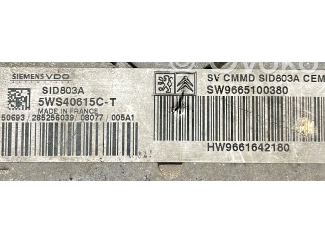 Комплект блоков управления SW9665100380, SW9665100380 Lancia Phedra