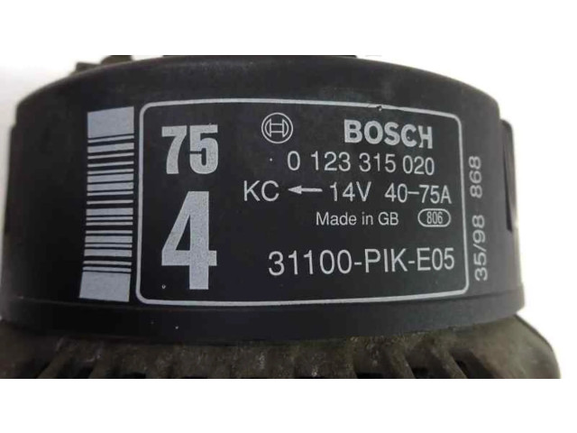 Генератор 31100-PIK-E05, 1998 Honda Civic 1.5