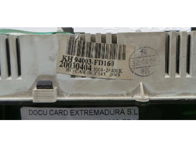 Přístrojová deska  KIA Rio 2001 KH94003FD160, 51574  