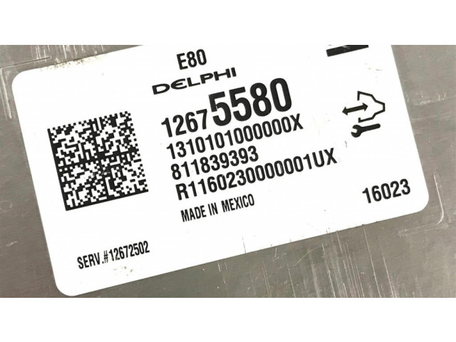 Řídící jednotka 12675580, 811839393 Chevrolet Malibu 2016