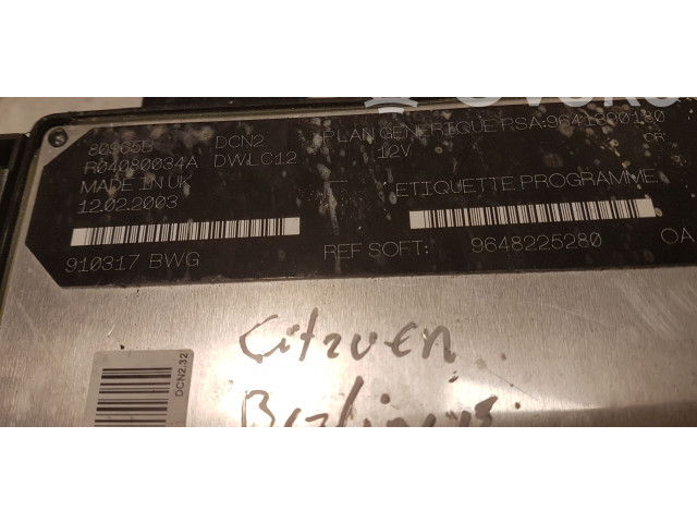 Řídící jednotka 9648225280   Citroen Berlingo 2007