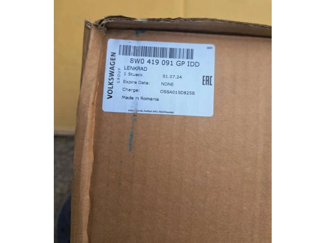 Volant Audi A4 S4 B9 8W 2018 8W0419091GP, 8W0419091GPIDD