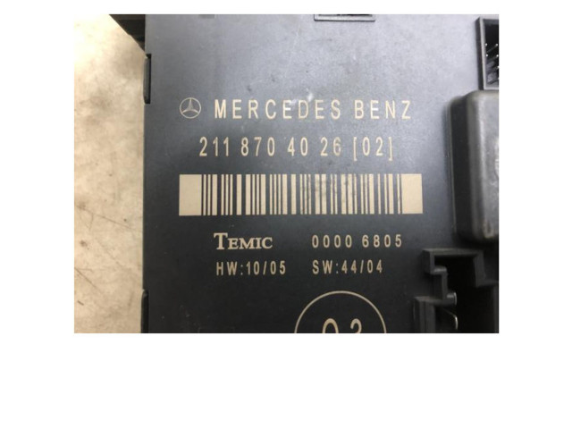 Блок управления    Mercedes-Benz E AMG W211