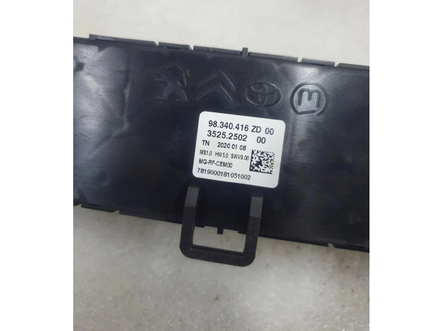 Блок управления климат-контролем 98340416 Citroen Berlingo