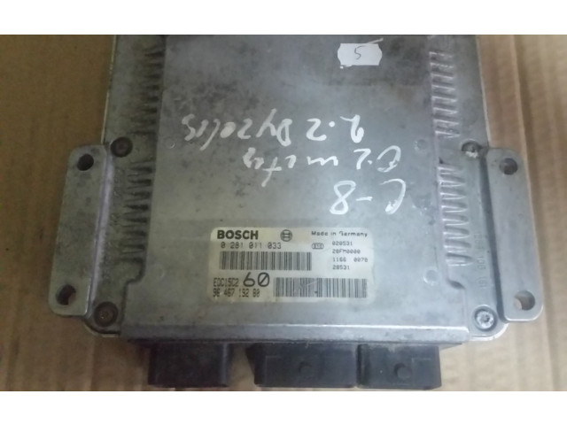 Řídící jednotka 0281011033, 9646719280 Citroen C8 2002