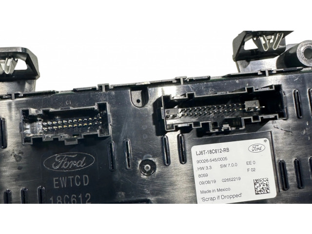 Блок управления климат-контролем LJ6T18C612RB, 02652219   Ford Escape IV