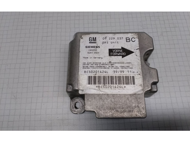 Блок подушек безопасности 09229037, 09229037BC   Opel Astra G