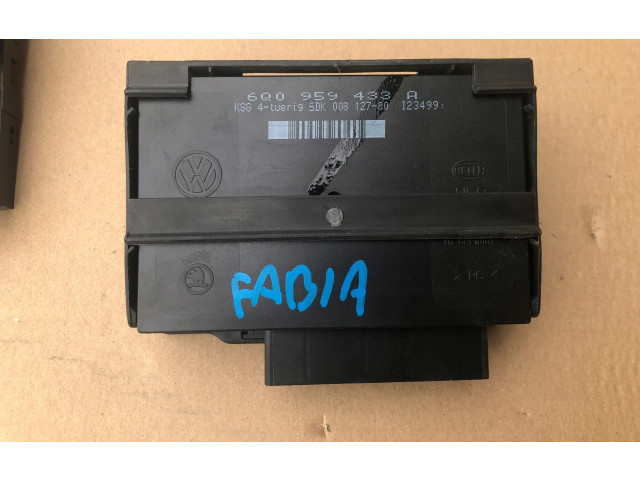 Блок комфорта 6Q0959433A Skoda Fabia Mk1 (6Y)