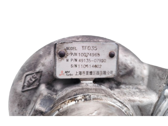  Турбина MG 6  10074965, 49135-07950   для двигателя 18K4G      