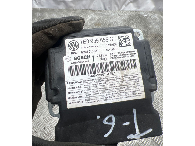 Блок подушек безопасности 7E0959655G, 0285013361   Volkswagen Transporter - Caravelle T6