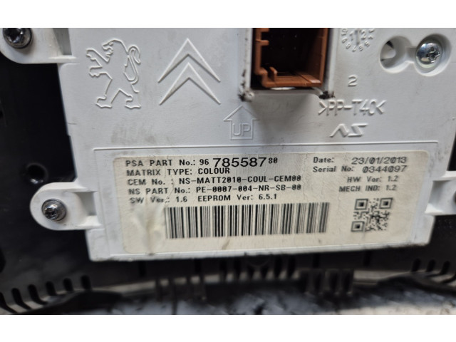 Панель приборов 9812834180 Citroen DS4