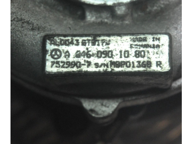 Turbodmychadlo Турбина A6460901080 Mercedes-Benz C W204
