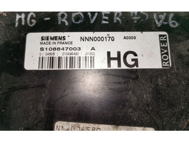 Блок управления двигателя NNN000170, S108847003A Rover 75