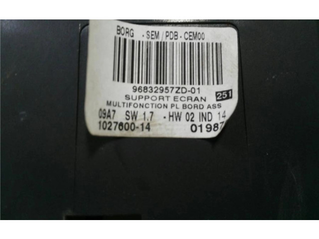 Pojistková skříňka Радио/ проигрыватель / навигация 96832957ZD01, 0090135 Citroen C6 2007