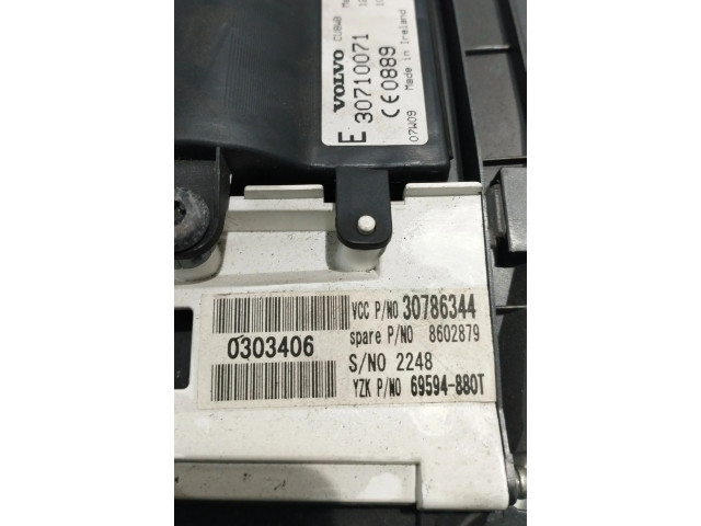 Панель приборов 30786344, 30710071 Volvo C30