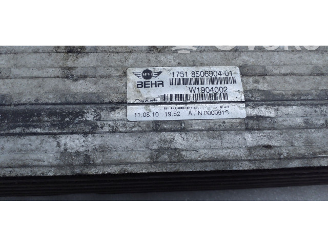 Интеркулер  8506904, 17518506904   Mini One - Cooper Clubman R55 1.6