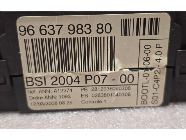 Блок комфорта 9663798380, 2812936060308   Peugeot Expert   