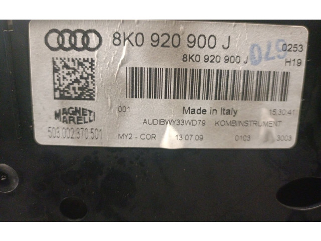 Панель приборов 8K0920900J, 8K0920900K   Audi A4 Allroad       