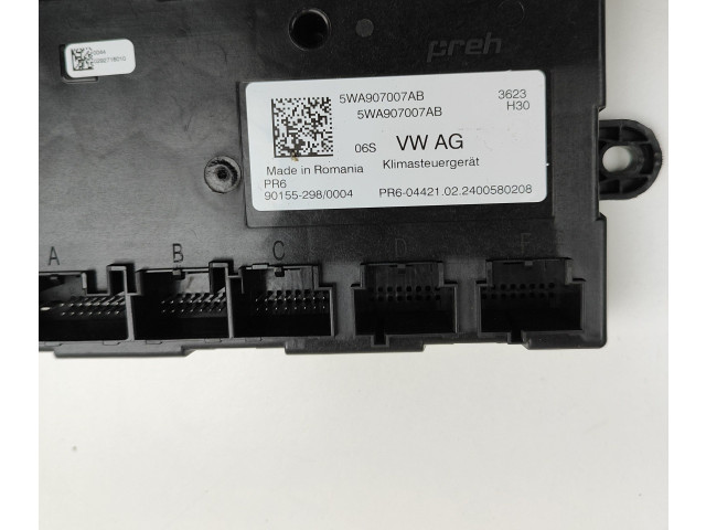 Блок управления климат-контролем 5WA907007AB Audi A3 8Y