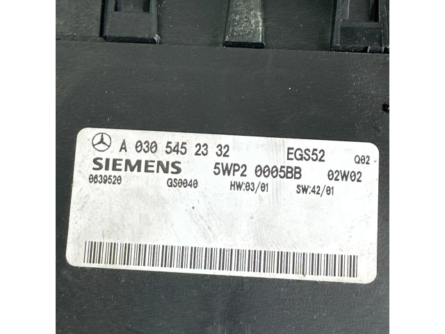 Блок управления коробкой передач A0305452332, 5WP20005BB   Mercedes-Benz E W211