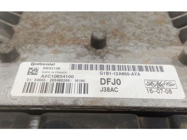 Řídící jednotka G1B112A650AYA, A2C10654100 Ford Fiesta 2016