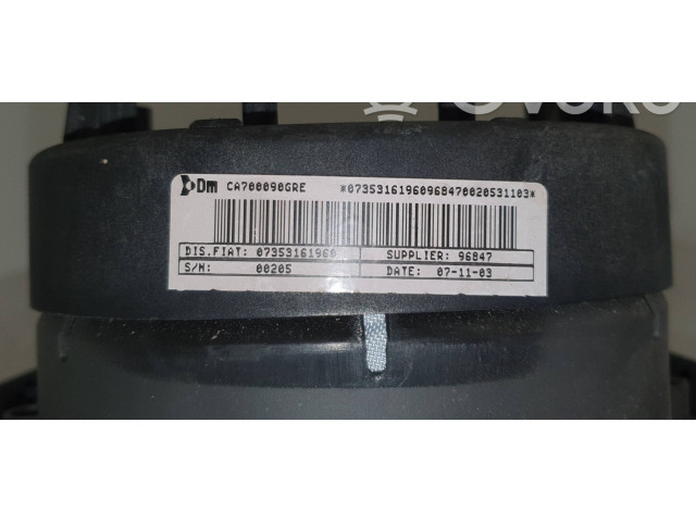 Подушка безопасности водителя 07353161960, 00205   Fiat Idea