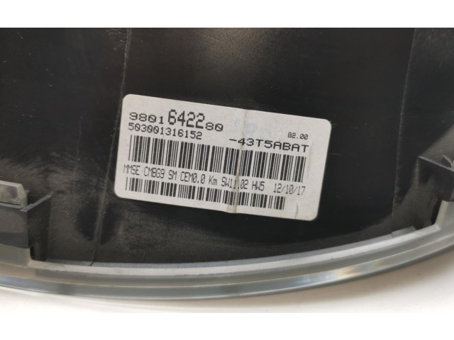 Přístrojová deska Citroen Berlingo 2017 9801642280