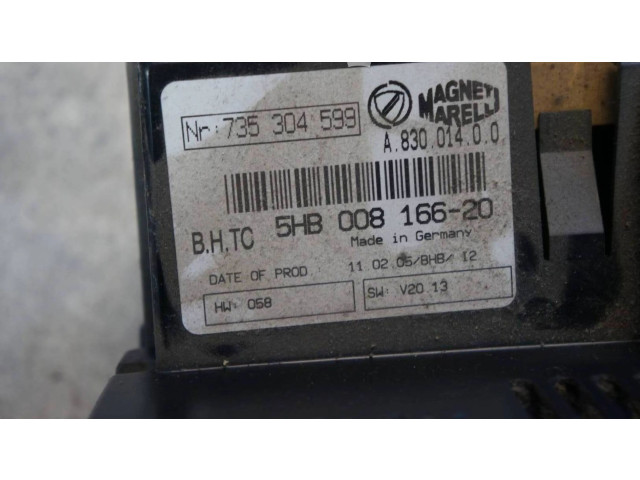 Блок управления климат-контролем 735304599, 5HB008166-20 Lancia Lybra