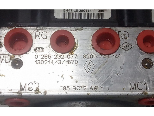 Блок АБС 8200747140   Renault  Clio III  2005 - 2012 года