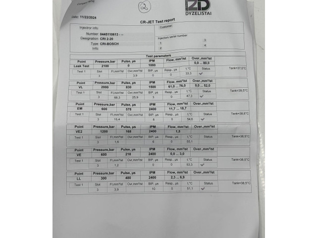 Vstřikovač 8514149, 8514154 BMW 2 F46 B47C20A