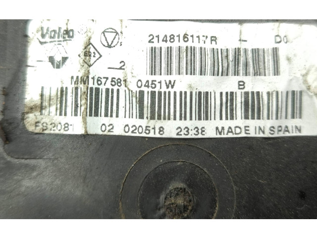 Поршень Электрический вентилятор радиаторов H5F408 (MR) 214816117R, MN167581 Renault Megane IV