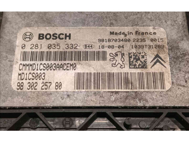 Řídící jednotka 1638428280 Citroen Berlingo 2018