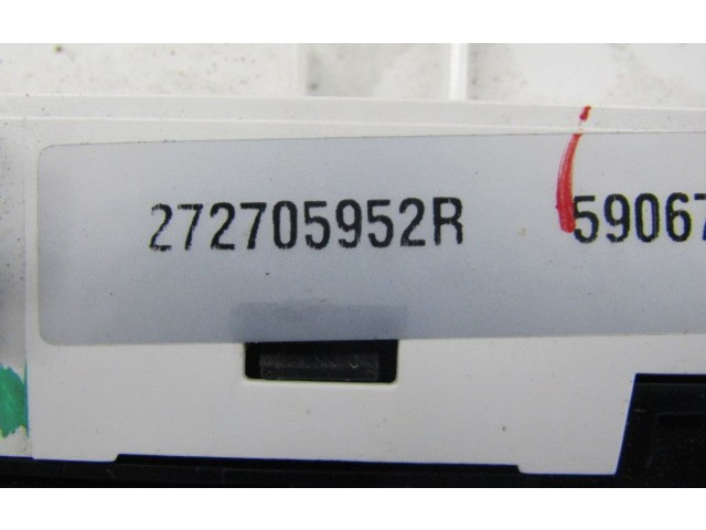 Блок управления климат-контролем 272705952R, 272705952R   Renault Clio III