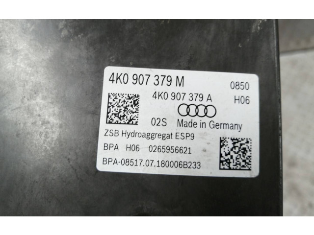 Блок АБС 4K0907379M, 0265956621   Audi  A6 S6 C8 4K  2018 -  года