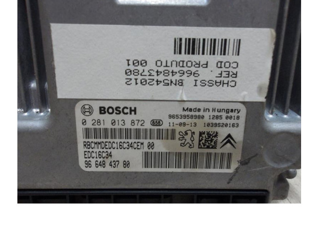 Řídící jednotka 1943J3, 1943J3   Citroen Berlingo 2011