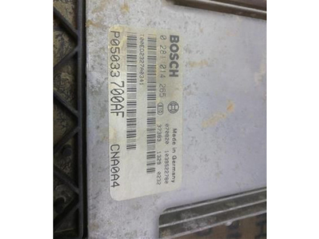 Řídící jednotka 281014265 Dodge Avenger 2010